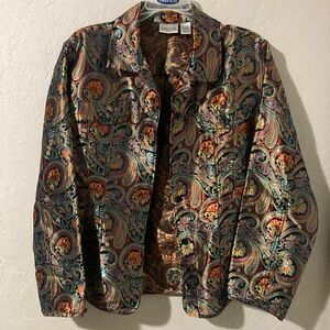 Colorful Paisley Long Sleeve Shirt